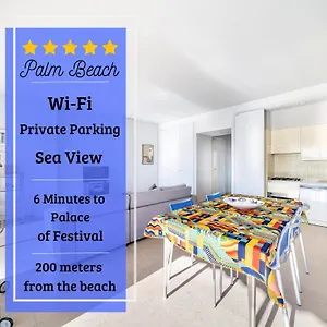 Palm Beach- Free Wifi- Parking- Sea View , Cannes France